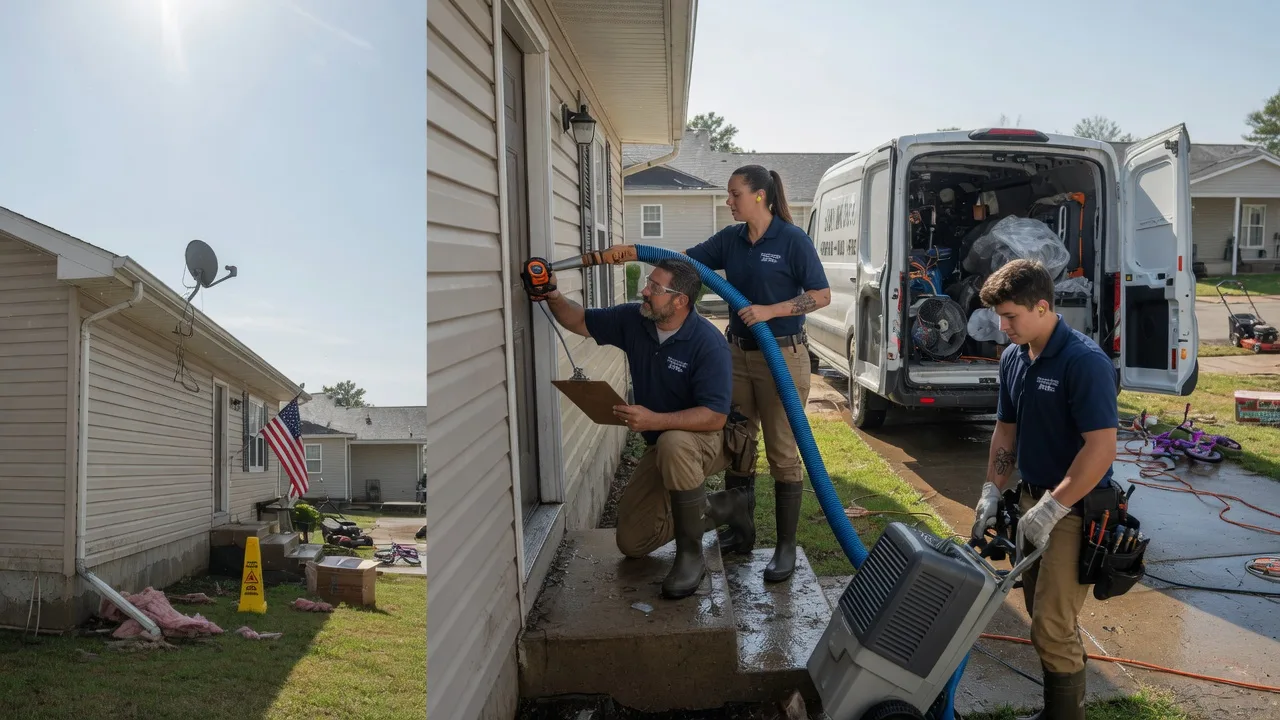 Ceiling Water Damage Restoration in Stockton, MO near me